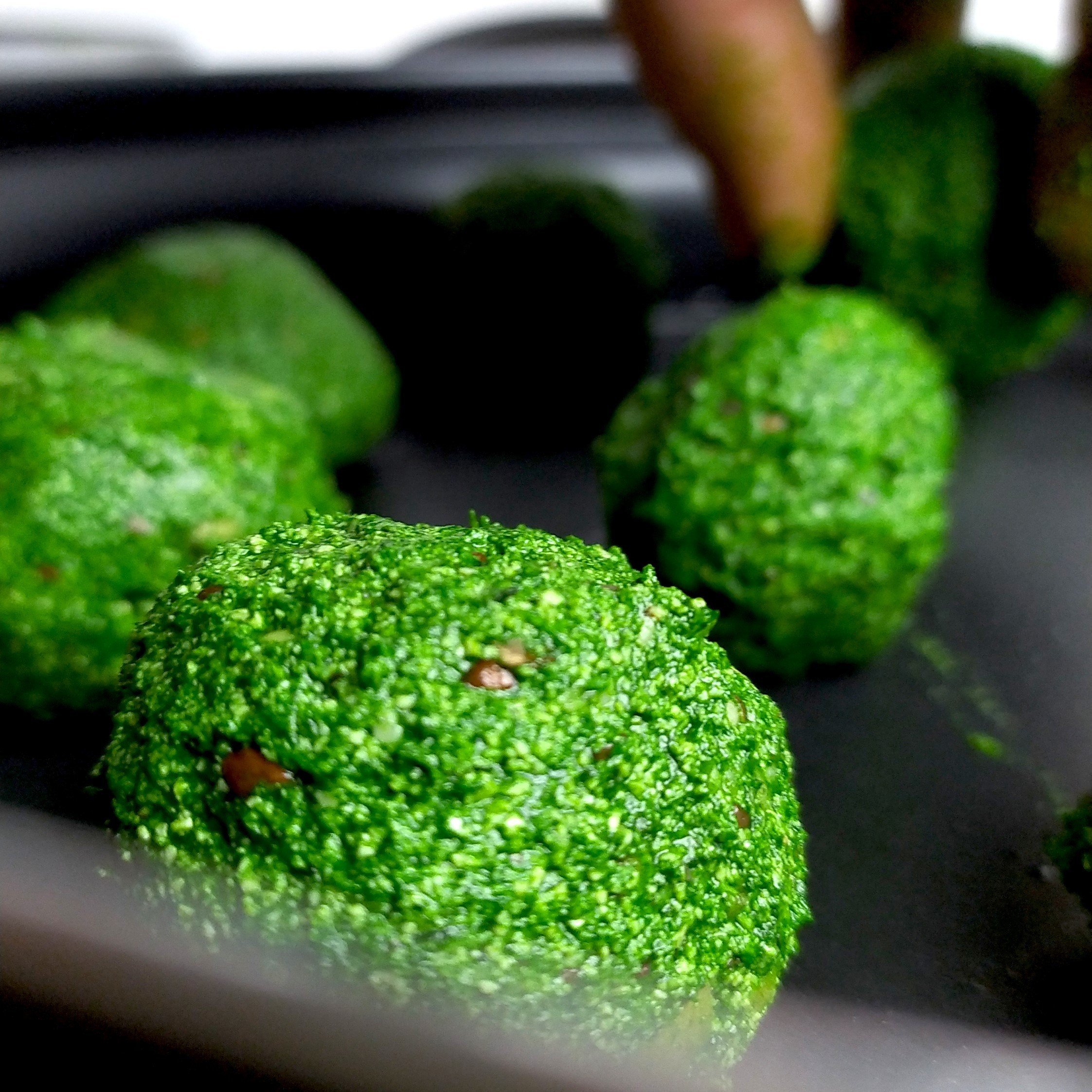polpette di spinaci cottura