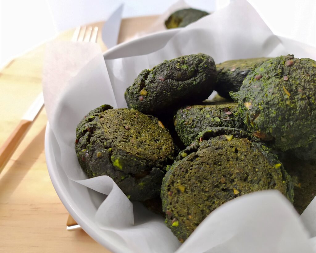 polpette di spinaci piatto